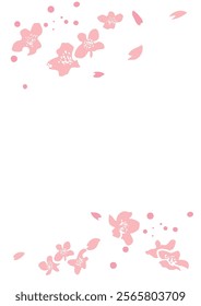 Beautiful Cherry Blossom Background Clip Arts