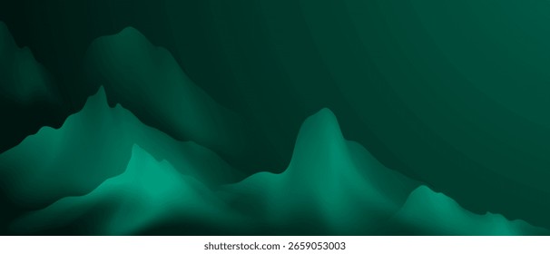 Beautiful Chinese ink landscape image design background Vector illustration