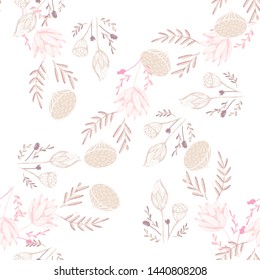 Beautiful chinese pattern with black lotus flowers pattern on white background for celebration design. Natural vector illustration. Seamless floral pattern.