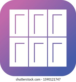 Beautiful Chocolate Glyph Vector Icon