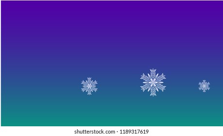 Beautiful Christmas Background with Falling Snowflakes. Element of Design with Snow for a Postcard, Invitation Card, Banner, Flyer. Vector Falling Snowflakes on a Blue Background
