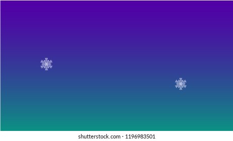 Beautiful Christmas Background with Falling Snowflakes.  Element of Design with Snow for a Postcard, Invitation Card, Banner, Flyer.  Vector Falling Snowflakes on a Blue Winter Background
