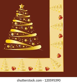 Beautiful christmas background with surprise