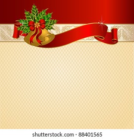 Beautiful Christmas background. Vector