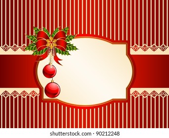 Beautiful Christmas background. Vector