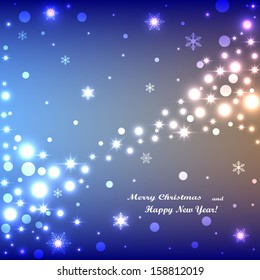 Beautiful Christmas Background . Vector  illustration