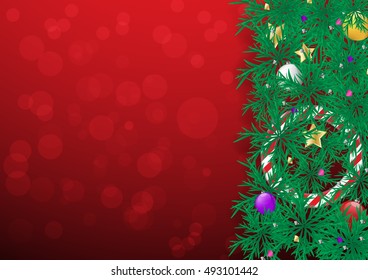 Beautiful christmas background vector illustration