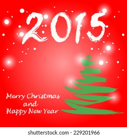 Beautiful Christmas background. Vector illustrations