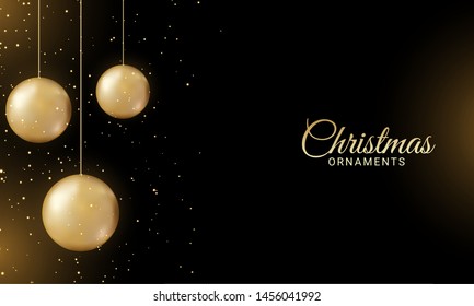 Beautiful Christmas Ball Background Vector
