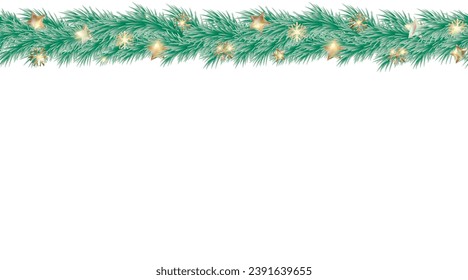 Beautiful Christmas balls. Christmas tree. New Year illustration. Holiday decorations. Snowflakes. Winter. December.