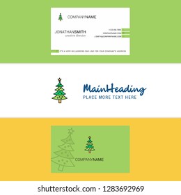 Beautiful Christmas calendar Logo and business card. vertical Design Vector