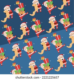 Beautiful Christmas card. Cute Merry Christmas postcard design. Holidays art templates. Universal trendy Winter. Vector backgrounds.