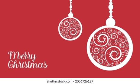 Beautiful Christmas card to wish an happy new year and an happy Holidays Vectorial typography illustration. 