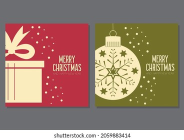Beautiful Christmas card to wish an happy new year and an happy Holidays Vectorial typography illustration