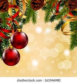 Beautiful Christmas Celebration Background