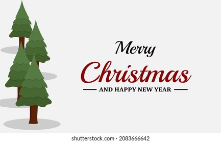 Beautiful Christmas composition wishing you a merry Christmas season on a Tree frame background.