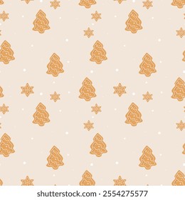 Beautiful Christmas doodle seamless pattern - hand drawn and detailed, great for Christmas textiles, banners, wrappers, wallpapers 
