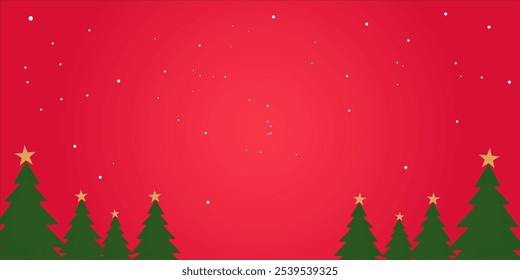 Beautiful Christmas greetings background design. Christmas background greeting text with pine tree,  gift boxes ornaments and decoration elements