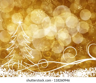Beautiful Christmas (New Year) card. Vector illustration with transparency  EPS10.