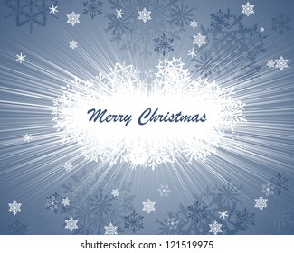 Beautiful Christmas (New Year) card. Vector illustration.