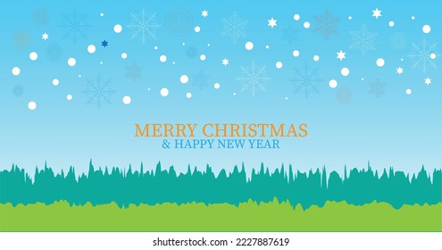 Beautiful Christmas and New Year vector design