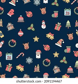 a beautiful  Christmas pattern design 