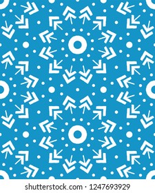 Beautiful Christmas Pattern. Endless Shape.