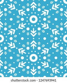 Beautiful Christmas Pattern. Endless Shape.