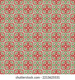 beautiful Christmas red flower concept abstract seamless colorful pattern background, illustration art decration wallpaper design.
