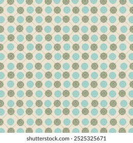 Beautiful Christmas snowflakes geometric pattern with snowflakes. Winter holidays texture. Repeat design for decor, wallpapers, wrapping, website