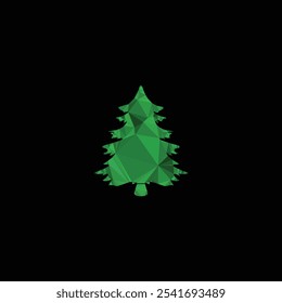 A beautiful Christmas tree design