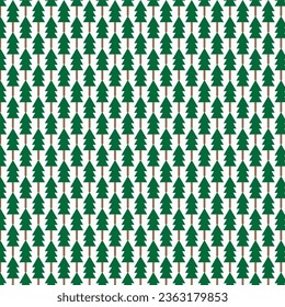 beautiful Christmas tree pattern on white background design for decorating, wrapping paper, wallpaper, backdrop, fabric and etc.