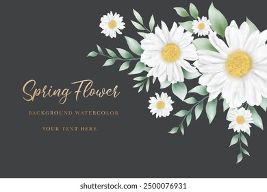 Schöne Chrysantheme Hintergrund und Rahmen-Design