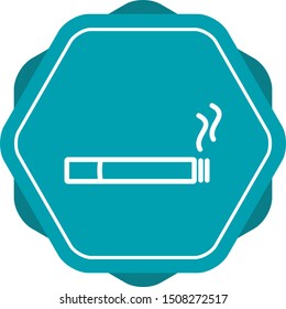 Beautiful Cigarette vector line icon