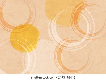 Beautiful circle autumn image background