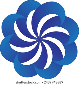 Beautiful circle design vector. Beautiful decorated circle vector set icon design template
