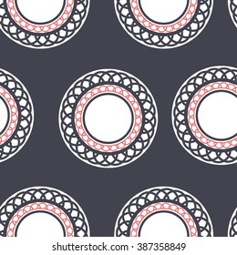 Beautiful circle ethnic ornament