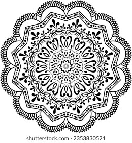 Beautiful Circle Mandala Design Art, Decoration, Traditional Design, Decorative Pattern