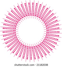 beautiful circle stars