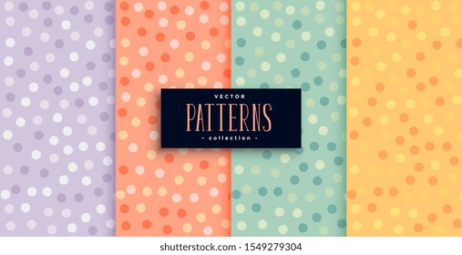 beautiful circles patterns set in many colors
