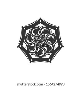 Beautiful circular isolated logos. Logo for boutique, interior. Company logo, mark, emblem, element. Simple floral , Mandala logo. Icons, business, invitations. Vintage. Islam, Arabic, Indian, ottoman