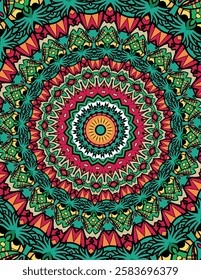 Beautiful Circular Mandala Design for Wall Art and Decor
