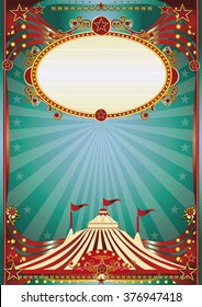 A beautiful circus poster for your entertainment