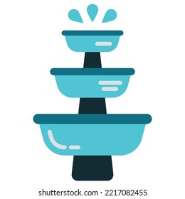beautiful city garden decorative fountain