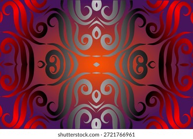 Beautiful classic design background bATIK line art pattern of indonesian culture traditional batik	