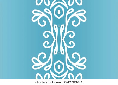 Beautiful classic design colourful  background with flower leaf line art pattern of indonesian culture traditional batik