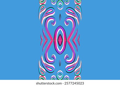 Beautiful classic design colourful background with flower leaf line art pattern of indonesian culture traditional batik	