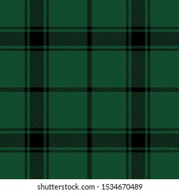 Beautiful classic green plaid pattern vector