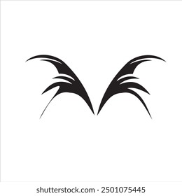beautiful and classic wings vector design