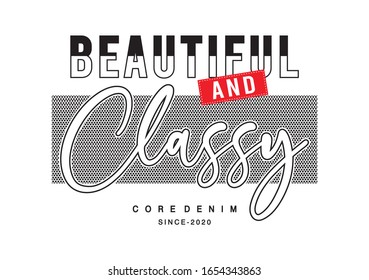 beautiful and classy typography design for print t shirt 